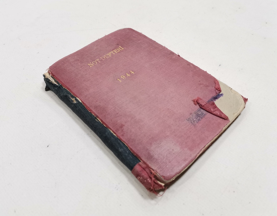 İÇİ OSMANLICA YAZILI ANTİKA NOT DEFTERİ