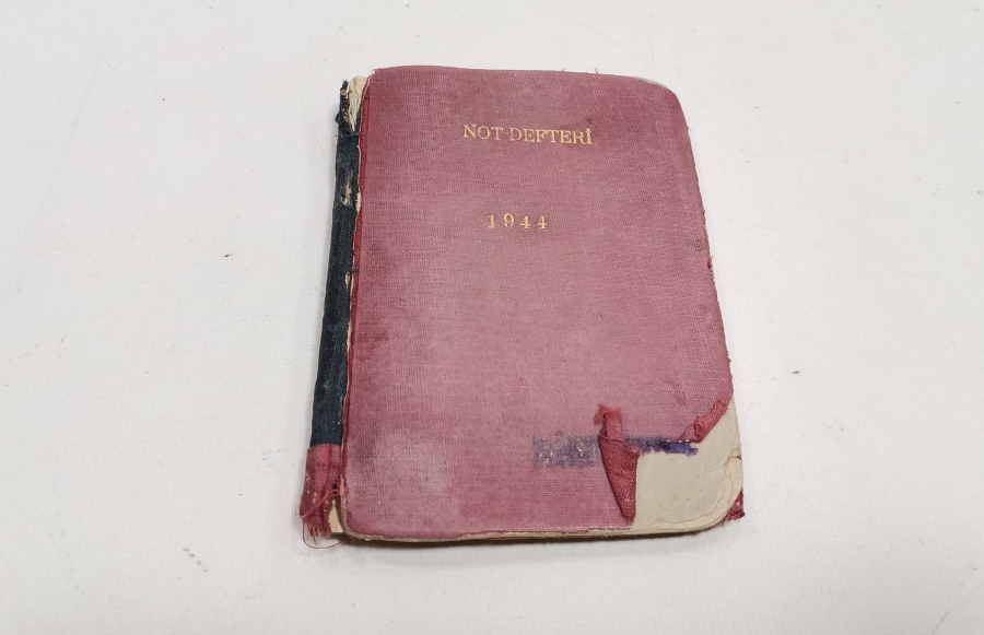 İÇİ OSMANLICA YAZILI ANTİKA NOT DEFTERİ