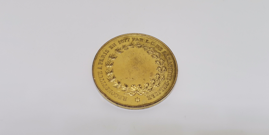 İZMİR DE OLUŞTURULMUŞ BİLİM ADAMLARI KONSORSİYUMU İÇİN BASTIRILMIŞ ÇOK NADİR 1849 TARİHLİ OSMANLI MADALYON