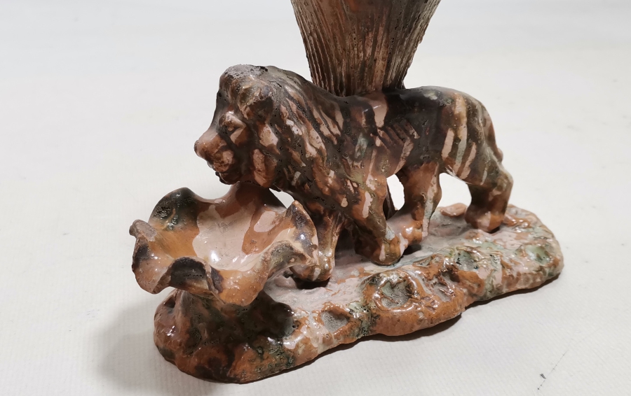 ÇANAKKALE İŞİ ANTİKA ASLANLI KALEMLİK