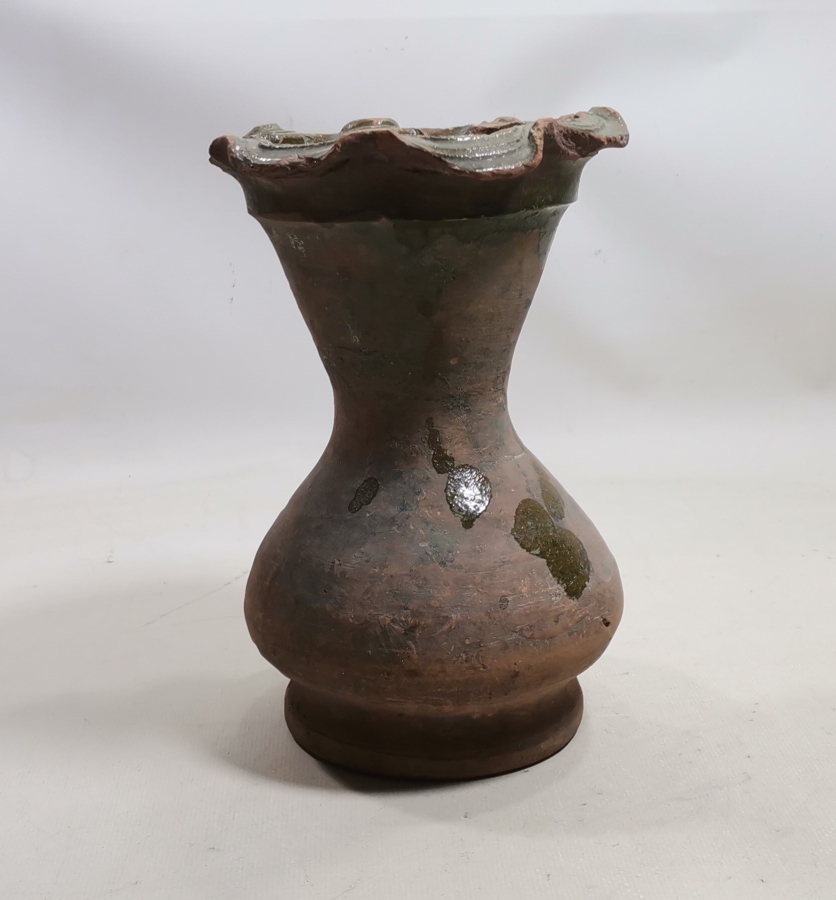 ÇANAKKALE İŞİ ÜZERİ SIRLI OSMANLI DÖNEMİ NADİR DARBUKA