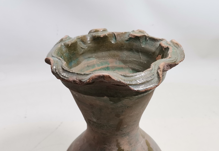 ÇANAKKALE İŞİ ÜZERİ SIRLI OSMANLI DÖNEMİ NADİR DARBUKA