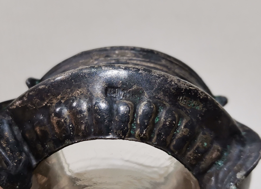 ANTİKA RUS DAMGALI ÇİFT HAVYARLIK