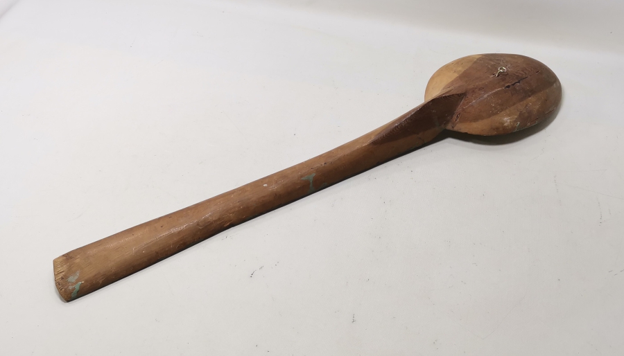 EL BOYAMA DEV BOYDA KONYA İŞİ ANTİKA TAHTA DUVAR KAŞIĞI