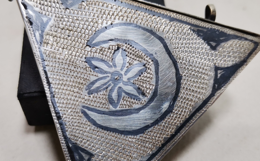 SAVAT İŞÇİLİKLİ VE OSMANLICA YAZILI ESKİŞEHİR İŞİ ANTİKA HAMAYIL