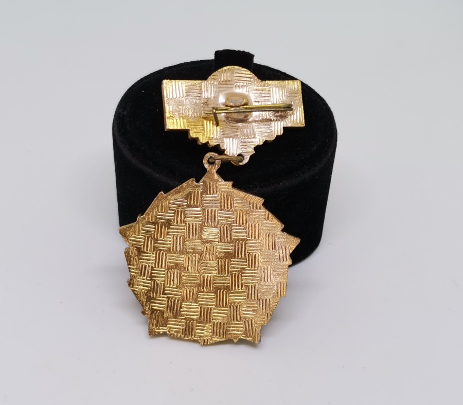 CCCP NİN KURULUŞUNUN 60. YILI ANISINDA BASTIRILMIŞ MİNELİ ANTİKA MADALYA