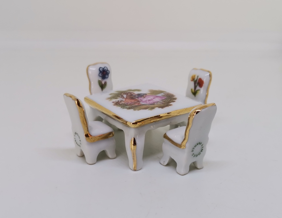 ANTİKA PORSELEN LİMOGES YEMEK MASASI TAKIMI