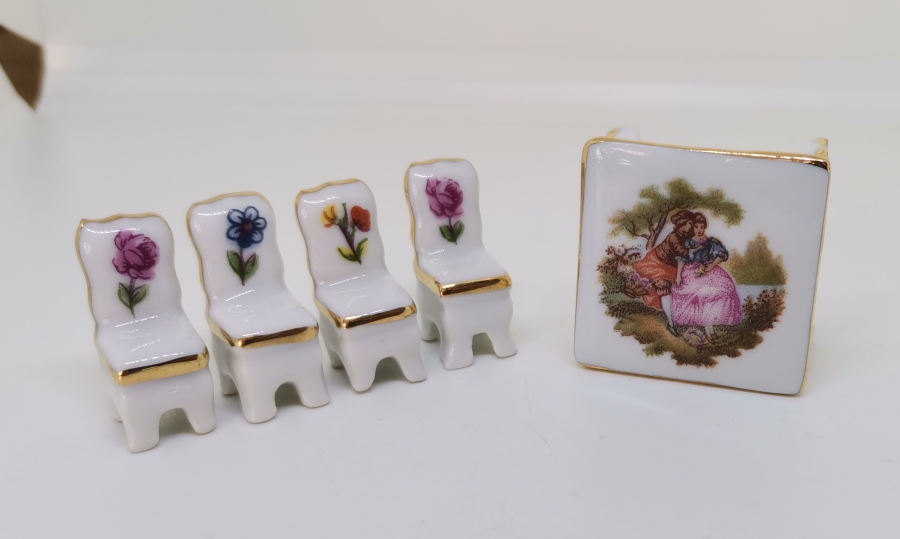 ANTİKA PORSELEN LİMOGES YEMEK MASASI TAKIMI