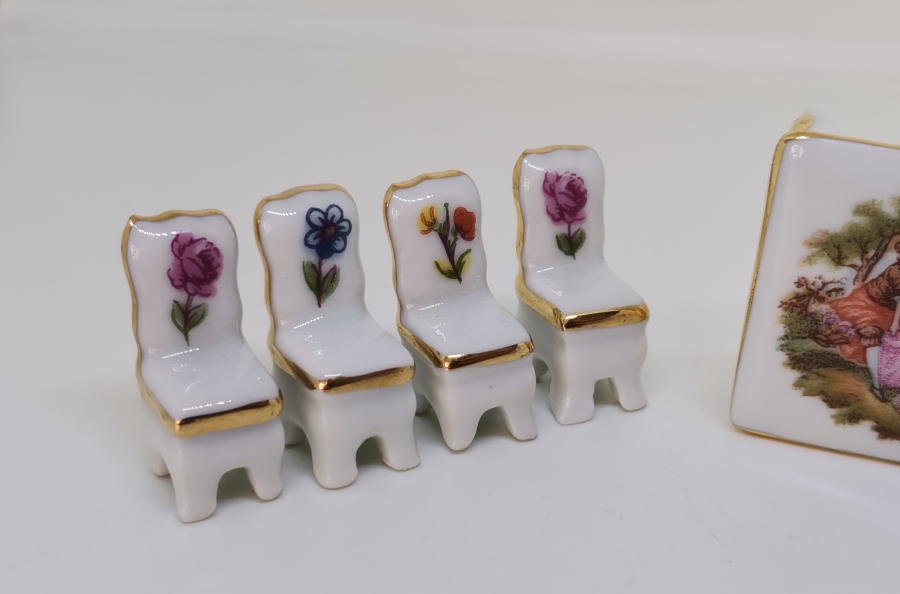 ANTİKA PORSELEN LİMOGES YEMEK MASASI TAKIMI