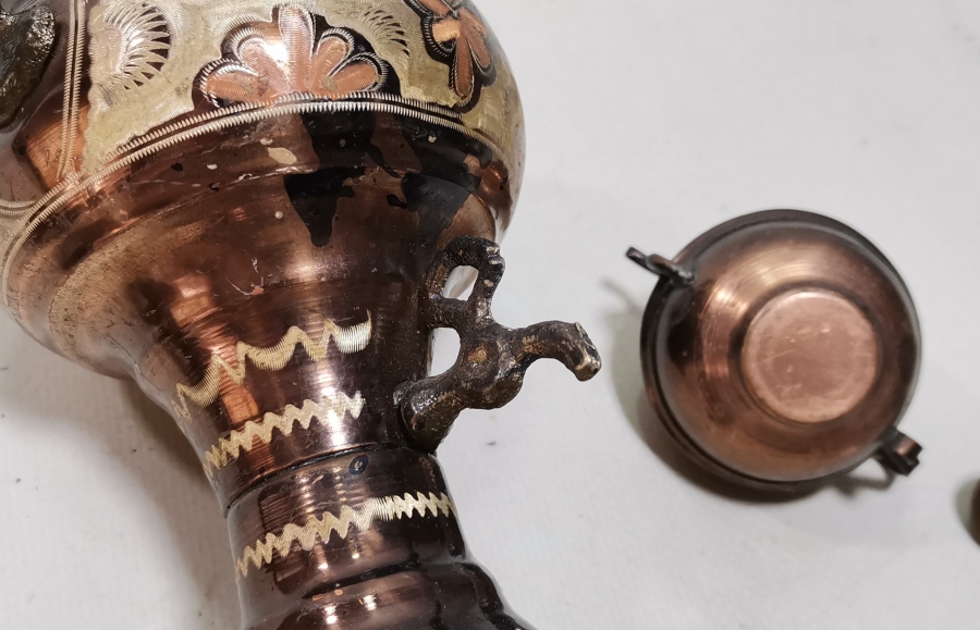 ERZİNCAN İŞİ ANTİKA MİNYATÜR SEMAVER