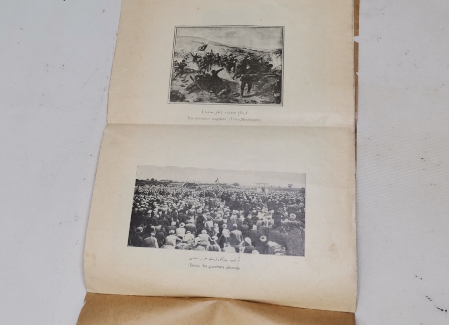 BALKAN SAVAŞLARI KONULU ÇOK NADİR FOTOĞRAFLI PANORAMİK DERGİ