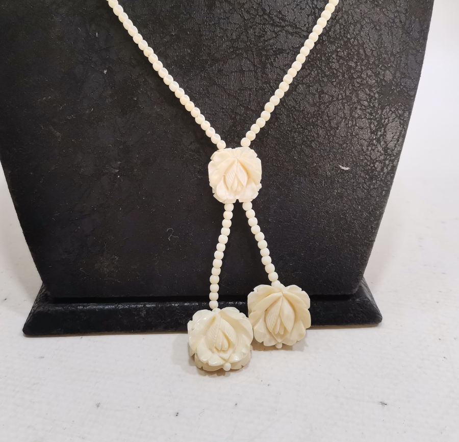 FİLDİŞİNDEN MAMUL ÖZEL YAPIM ANTİKA GERDANLIK