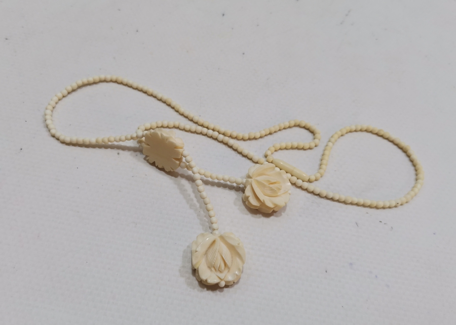 FİLDİŞİNDEN MAMUL ÖZEL YAPIM ANTİKA GERDANLIK