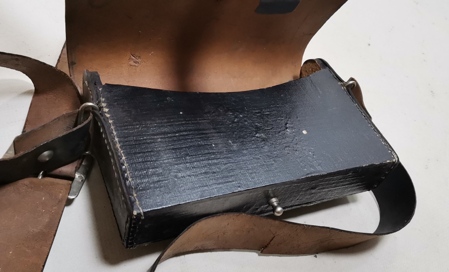 OSMANLI DÖNEMİ ÇOK NADİR MUSİKA-İ HUMAYUN ASKERLERİNE AİT DERİ ÇANTA