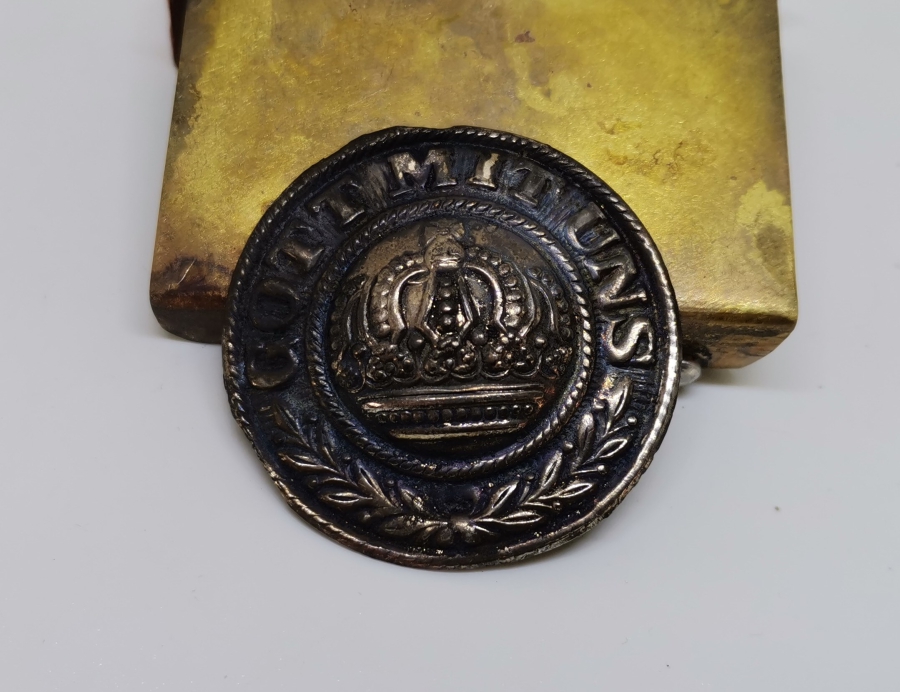 1. DÜNYA SAVAŞI DÖNEMİ ÇOK NADİR ALMAN SUBAY KEMER TOKASI