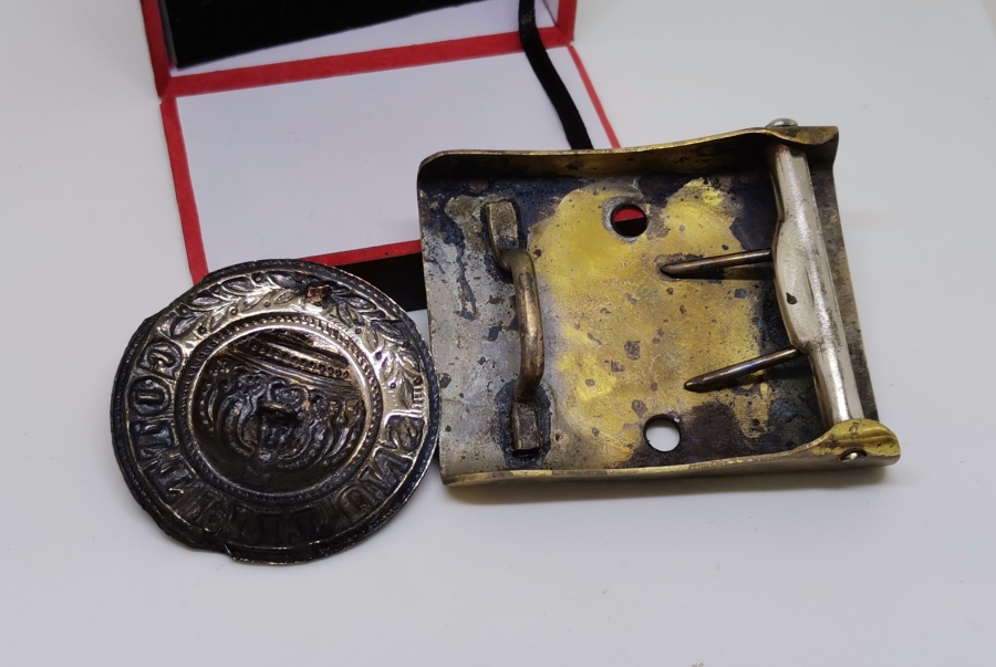 1. DÜNYA SAVAŞI DÖNEMİ ÇOK NADİR ALMAN SUBAY KEMER TOKASI