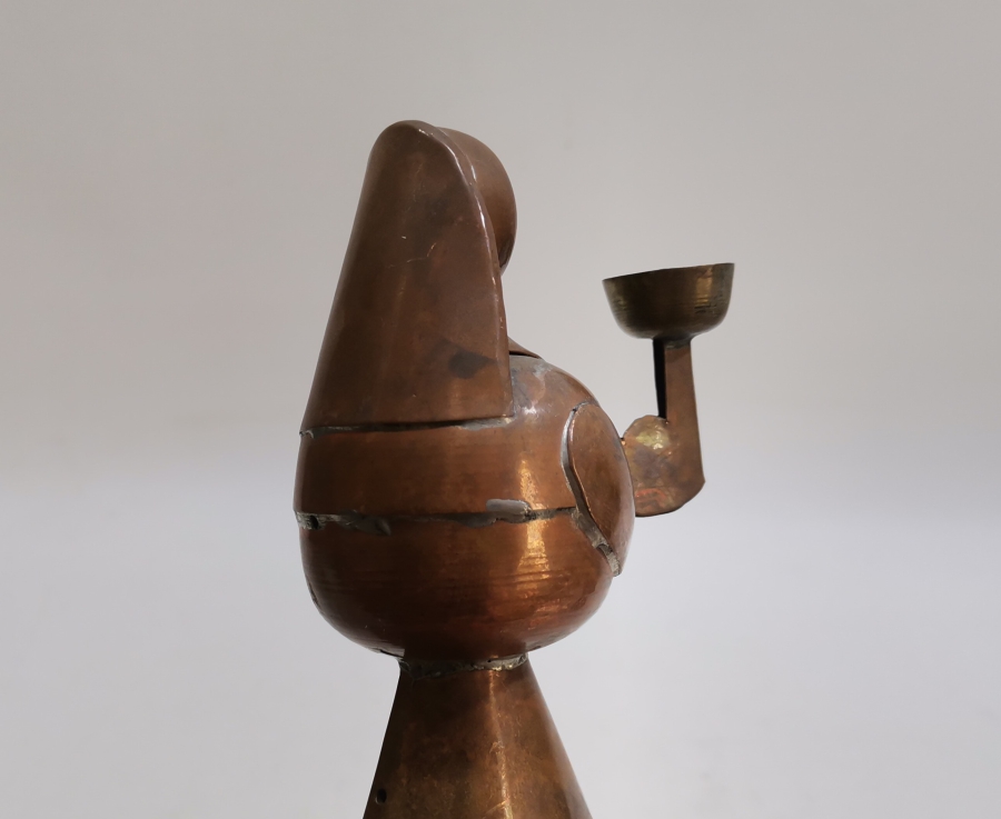 MERYEM ANA FORMUNDA YAPILMIŞ ANTİKA MUMLUK