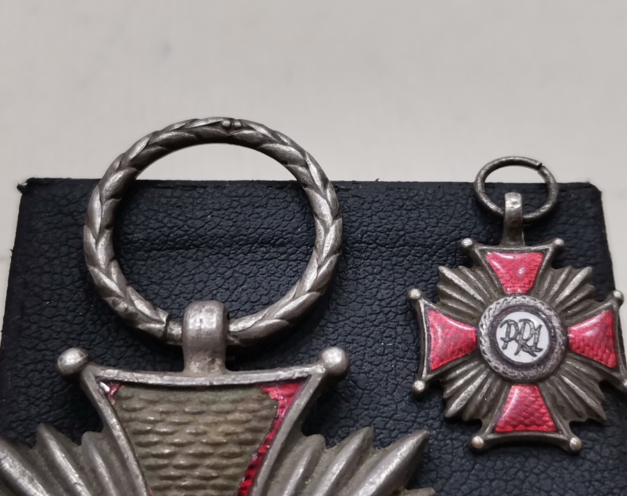 ÇOK NADİR MİNELİ GÜMÜŞ ÇİFTLİ POLONYA DEVLET NİŞANI