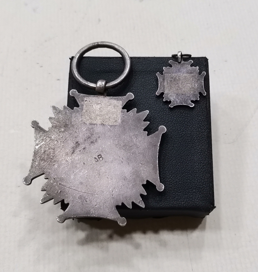 ÇOK NADİR MİNELİ GÜMÜŞ ÇİFTLİ POLONYA DEVLET NİŞANI