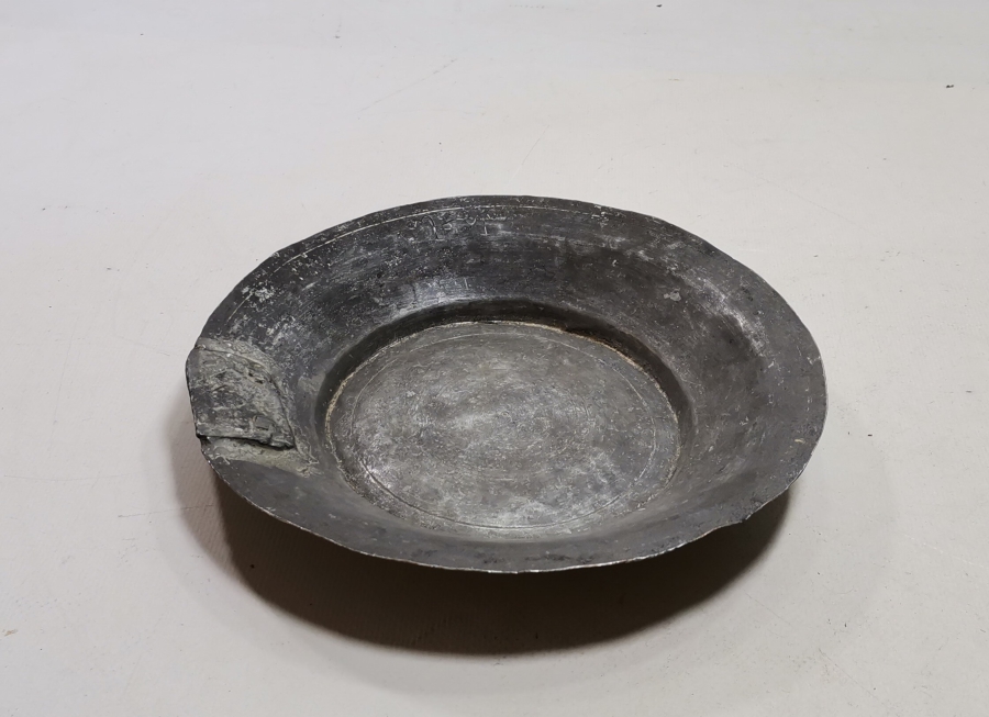 ÜZERİ OSMANLICA YAZILI BAKIR LENGER