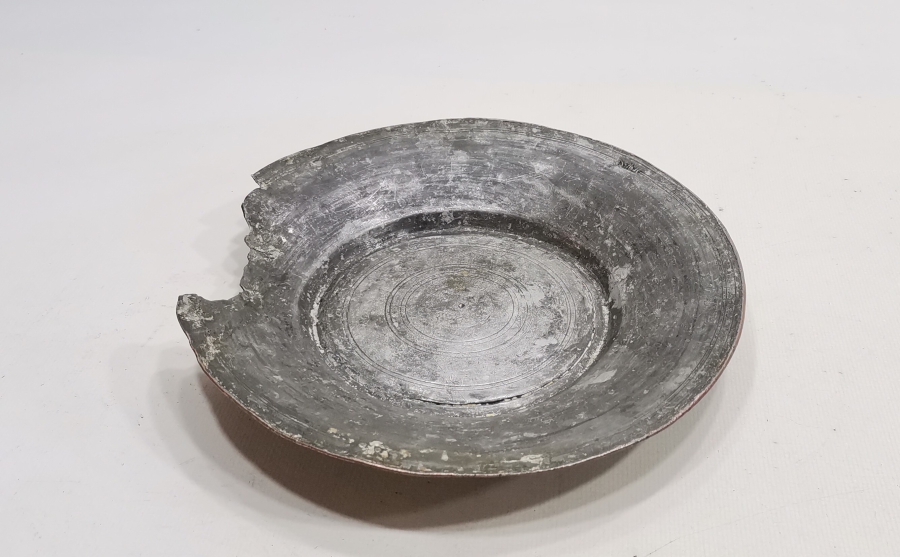 1776 TARİHLİ VE ERMENİCE YAZILI OSMANLI DÖNEMİ BAKIR TABAK