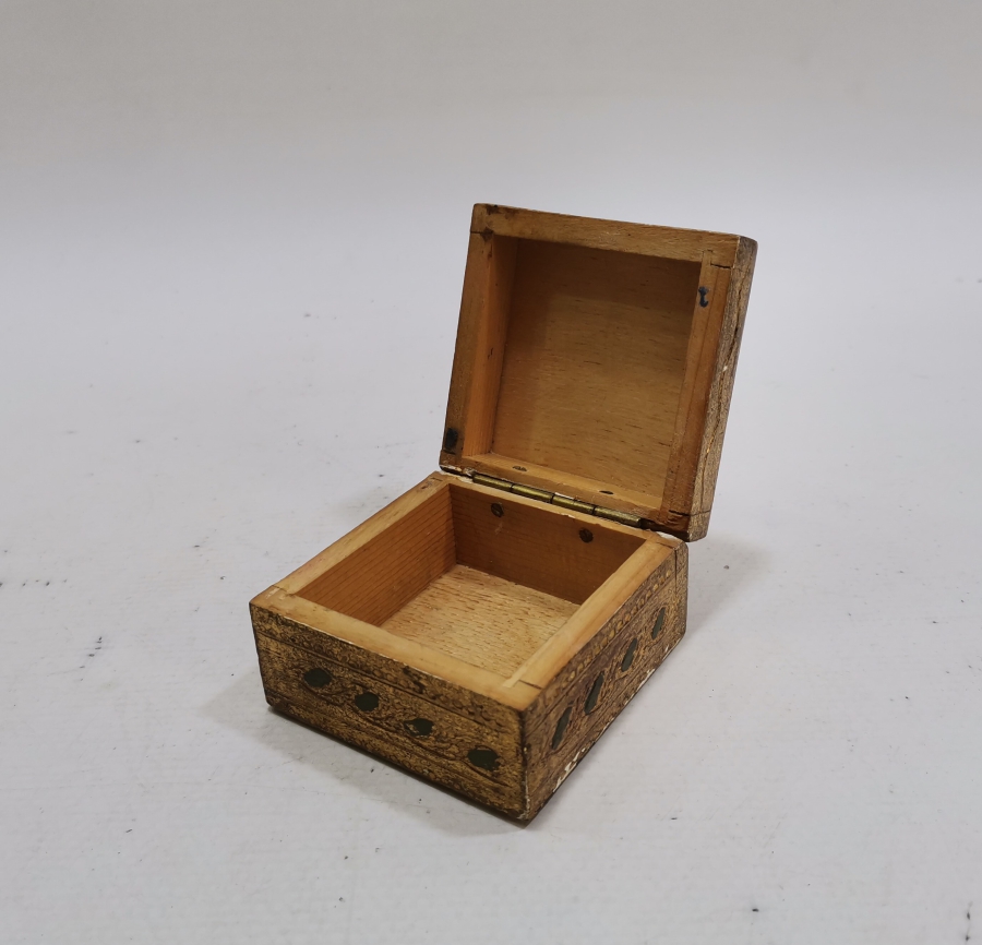 ÜZERİ ALTIN VERMEYLİ OSMANLI DÖNEMİ LEVANTEN İŞİ ÇOK NADİR MÜCEVHER KUTUSU