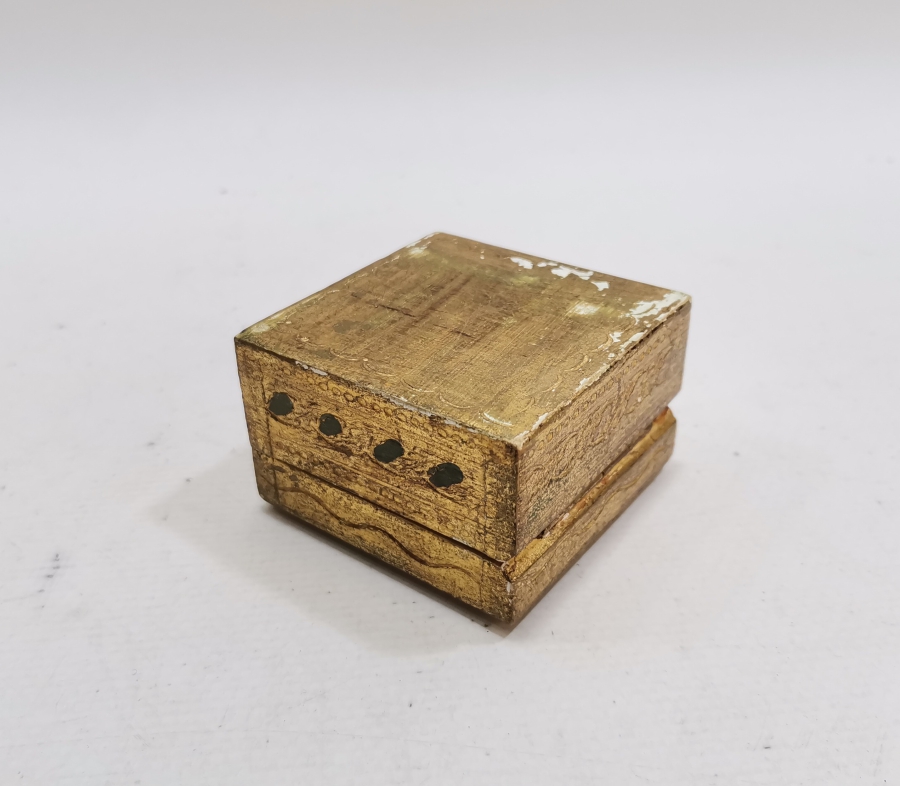 ÜZERİ ALTIN VERMEYLİ OSMANLI DÖNEMİ LEVANTEN İŞİ ÇOK NADİR MÜCEVHER KUTUSU