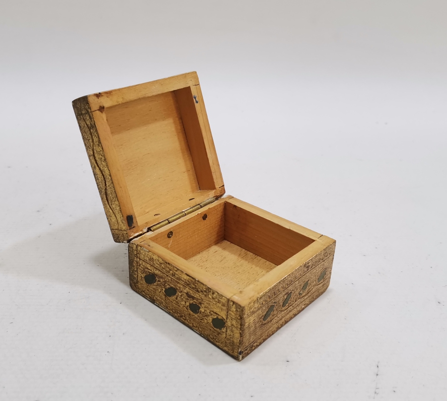 ÜZERİ ALTIN VERMEYLİ OSMANLI DÖNEMİ LEVANTEN İŞİ ÇOK NADİR MÜCEVHER KUTUSU