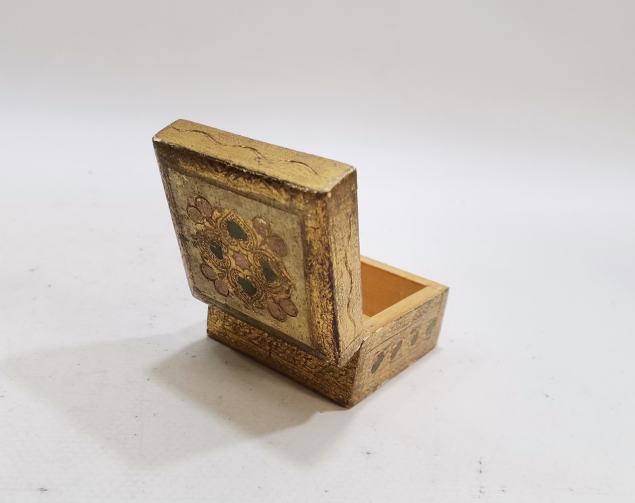 ÜZERİ ALTIN VERMEYLİ OSMANLI DÖNEMİ LEVANTEN İŞİ ÇOK NADİR MÜCEVHER KUTUSU