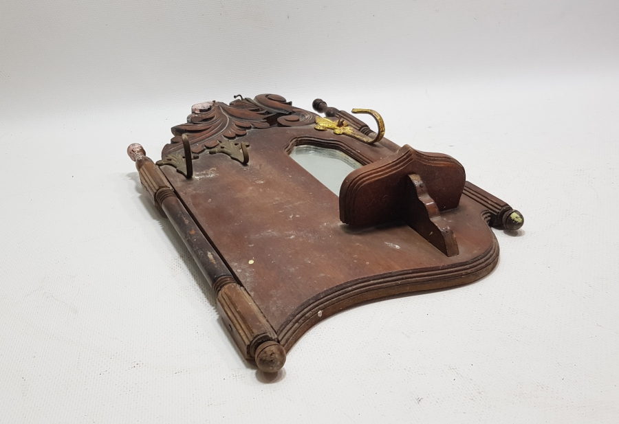 EL OYMA ANTİKA AHŞAP KAPI GİRİŞİ ANAHTARLIĞI