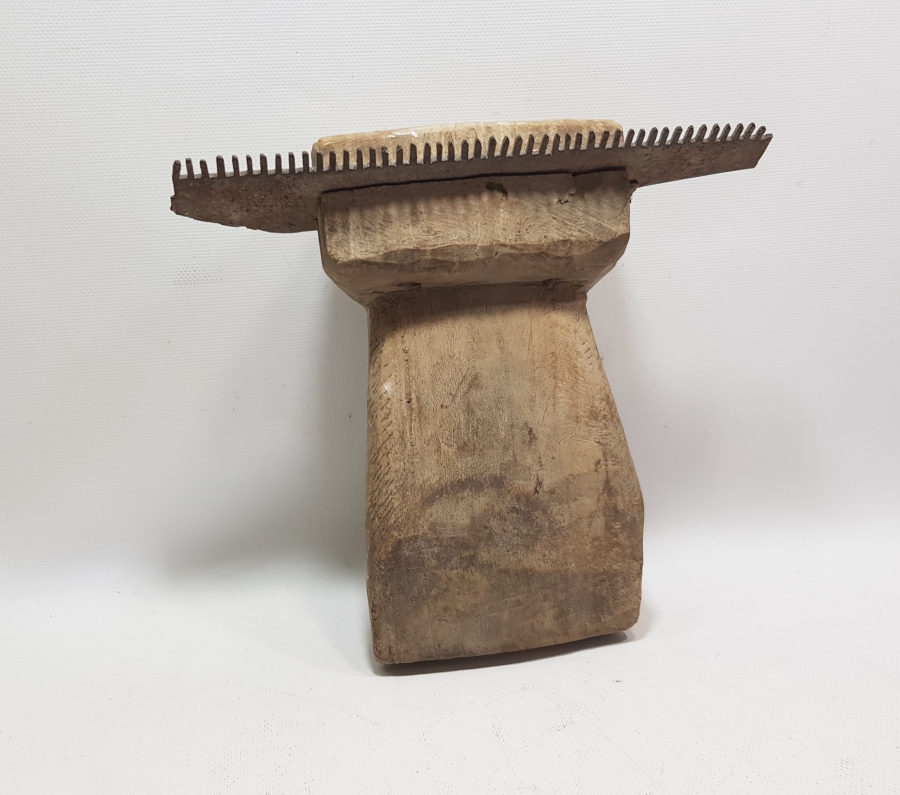 OSMANLI DÖNEMİ EL YAPIMI BÜYÜK BOY YÜN TARAĞI