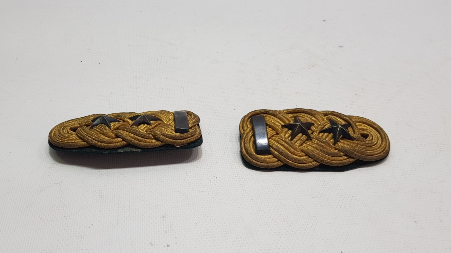 OSMANLI DÖNEMİ SIRMA İŞÇİLİKLİ SUBAY APOLETİ