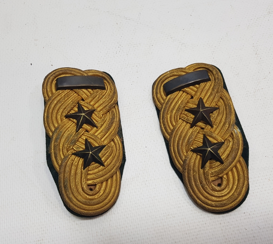 OSMANLI DÖNEMİ SIRMA İŞÇİLİKLİ SUBAY APOLETİ