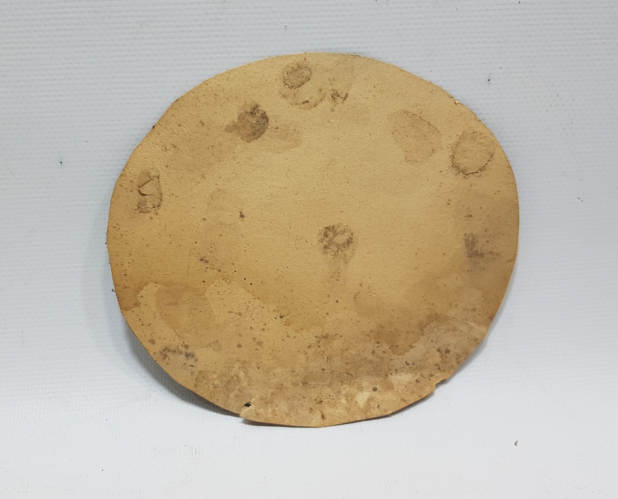 OVAL FORMLU ANTİKA BASKI HAT LEVHA