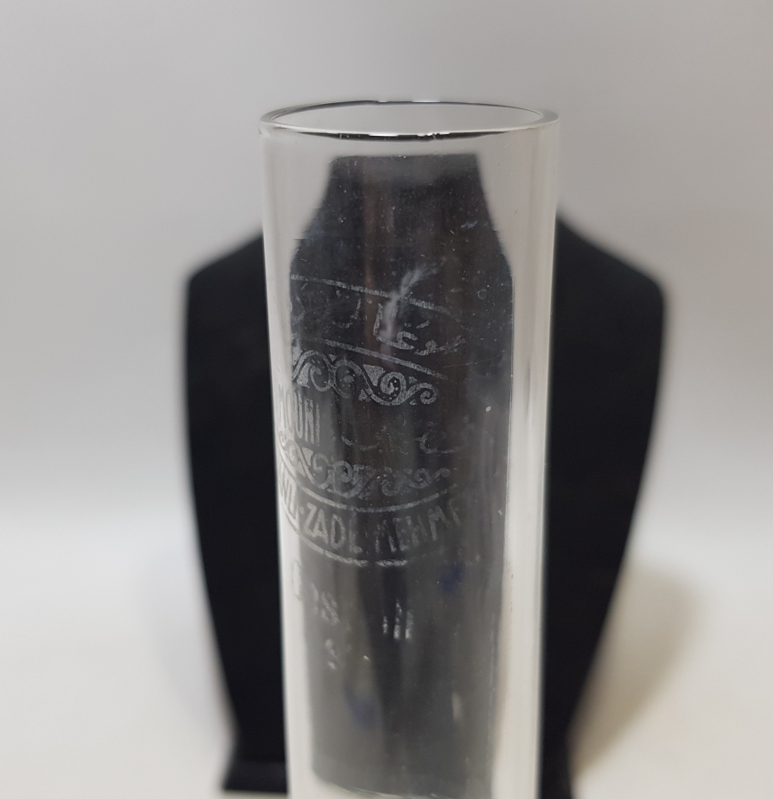 ÜZERİ OSMANLICA YAZILI ÇOK NADİR OSMANLI DÖNEMİ GAZ LAMBASI BACASI