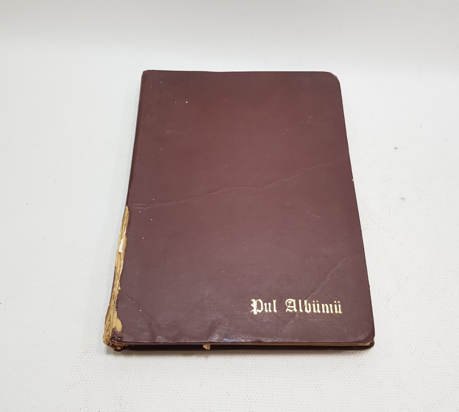 İÇİNDE OSMANLIDAN GÜNÜMÜZE PULLAR BULUNAN ORİJİNAL ALBÜMÜNDE HAZIR PUL KOLEKSİYONU