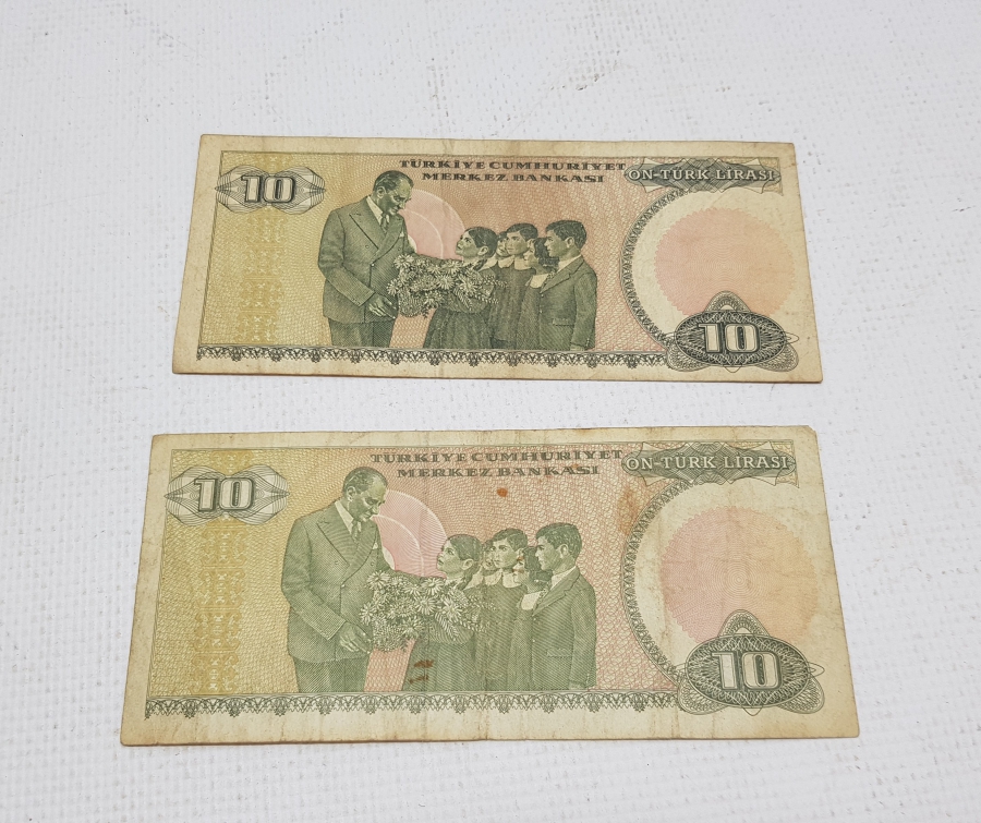 İKİ ADET ANTİKA KAĞIT PARA