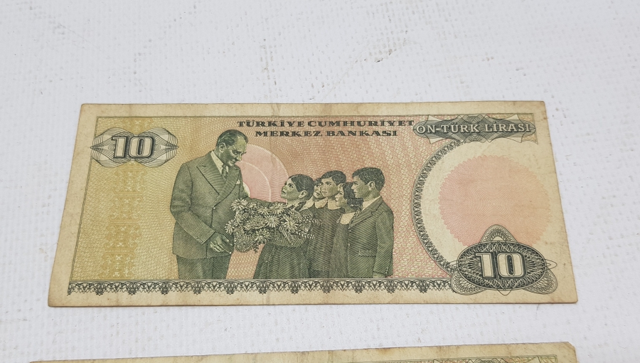 İKİ ADET ANTİKA KAĞIT PARA