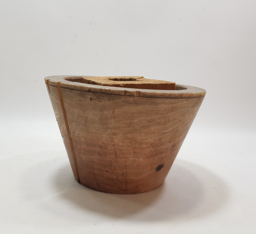 OSMANLI DÖNEMİ AHŞAP HAMİDİ TİPTE FES KALIBI