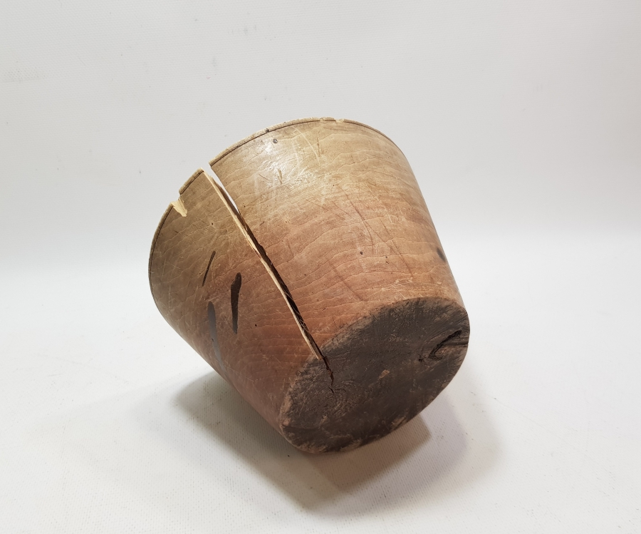 OSMANLI DÖNEMİ AHŞAP HAMİDİ TİPTE FES KALIBI