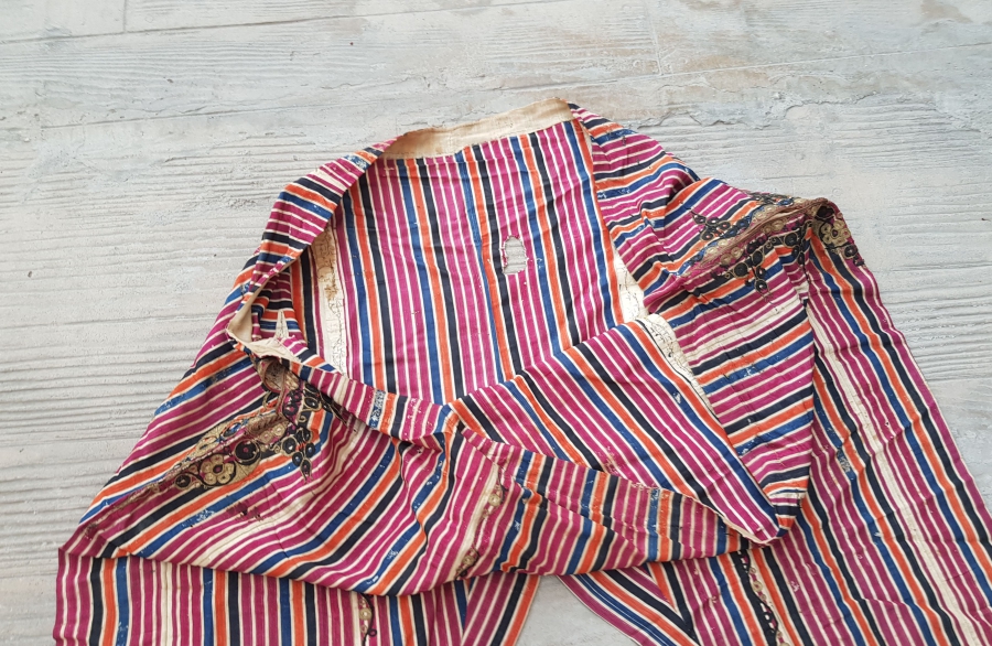 İPEK VE GÜMÜŞ İBRİŞİM İŞÇİLİKLİ OSMANLI DÖNEMİ GELİN ŞALVARI