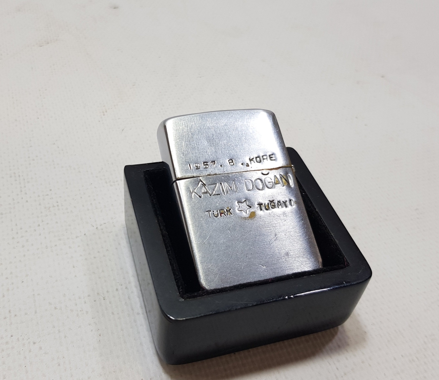 KORE HARBİ HATIRASI TÜRK TUGAYINDAN BİR ASKERİMİZE AİT ANTİKA ZİPPO ÇAKMAK