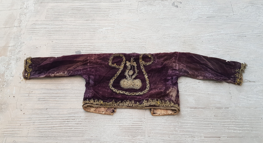 GÜMÜŞ SIRMA İŞÇİLİKLİ OSMANLI DÖNEMİ GELİN CEPKENİ