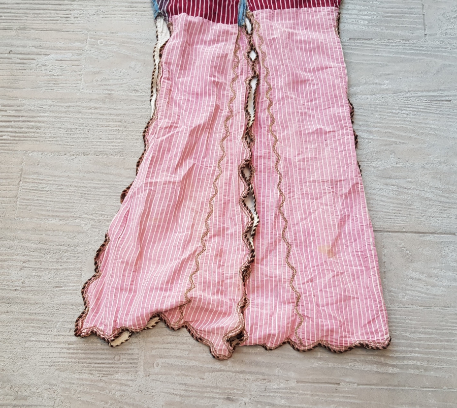 YOKLUK DÖNEMİNİN EN GÜZEL ÖRNEKLERİNDEN BİRİ - KIRK YAMALI OSMANLI ÜÇ ETEK