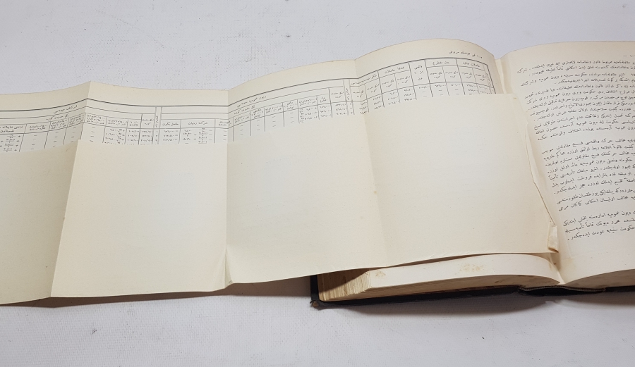 ORİJİNAL SARAY İŞİ TUĞRALI DERİ CİLDİNDE OSMANLI DÖNEMİ BÜYÜK BOY DÜSTUR - OSMANLI KANUNLARI KİTABI