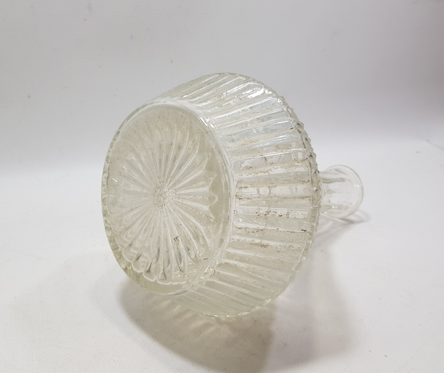 KRİSTAL KESME İŞÇİLİKLİ ANTİKA CAM VAZO