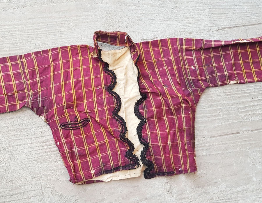 OSMANLI DÖNEMİ EL DOKUMA İPEK İBRİŞİM İŞLEMELİ ŞALVAR ÜSTÜ - CEPKEN