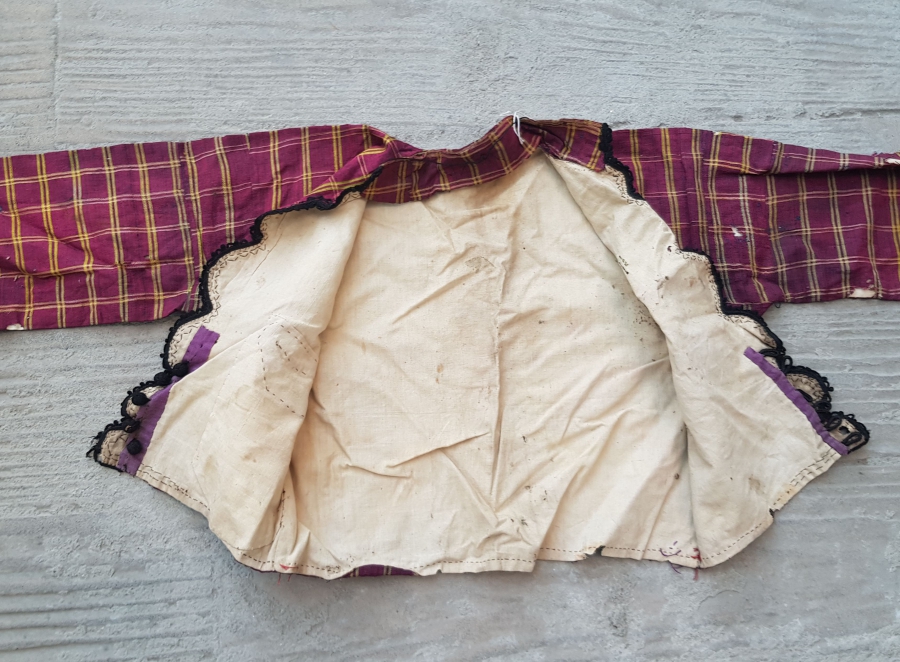 OSMANLI DÖNEMİ EL DOKUMA İPEK İBRİŞİM İŞLEMELİ ŞALVAR ÜSTÜ - CEPKEN