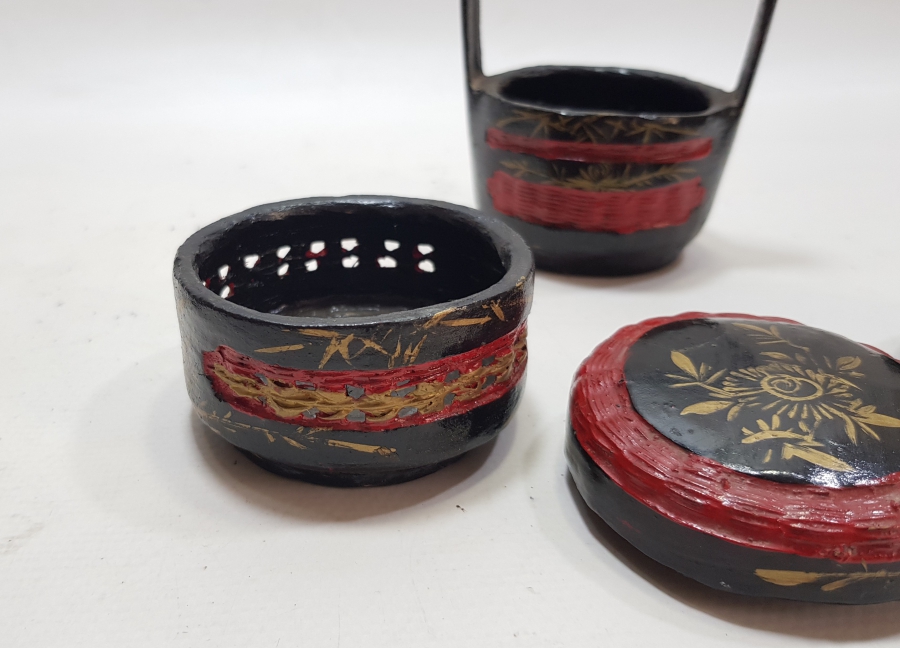 SEFERTASI FORMUNDA YAPILMIŞ OSMANLI DÖNEMİ NADİR PAPİER MACHE HURMALIK