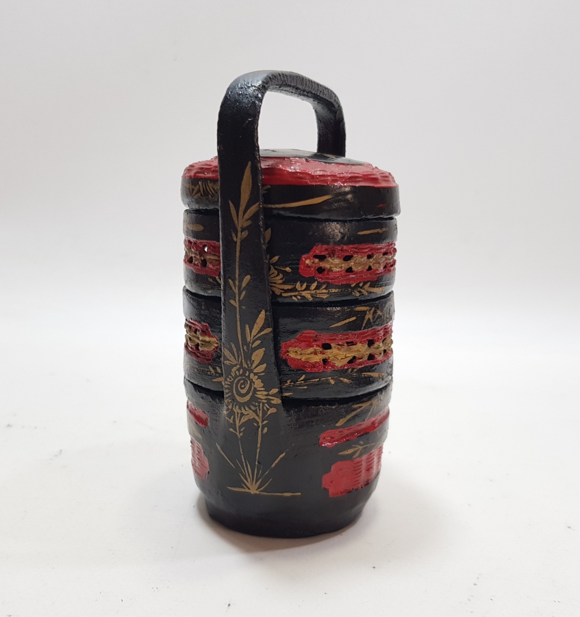 SEFERTASI FORMUNDA YAPILMIŞ OSMANLI DÖNEMİ NADİR PAPİER MACHE HURMALIK